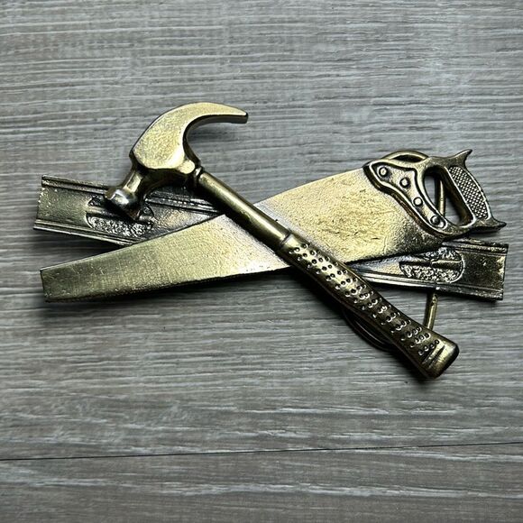 Other - Construction carpenter tool numbered belt buckle